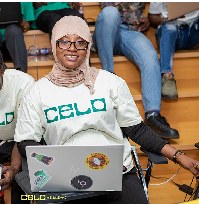 Person working on laptop